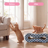 Surbhi 26" Modern Cardboard Infinity 2-in-1 Lounge Bed Cat Scratcher with Catnip