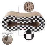Surbhi 26" Modern Cardboard Infinity 2-in-1 Lounge Bed Cat Scratcher with Catnip