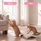 Furli 17.5" Modern Wave Shaped Reversible Cardboard Lounge Cat Scratcher with Catnip