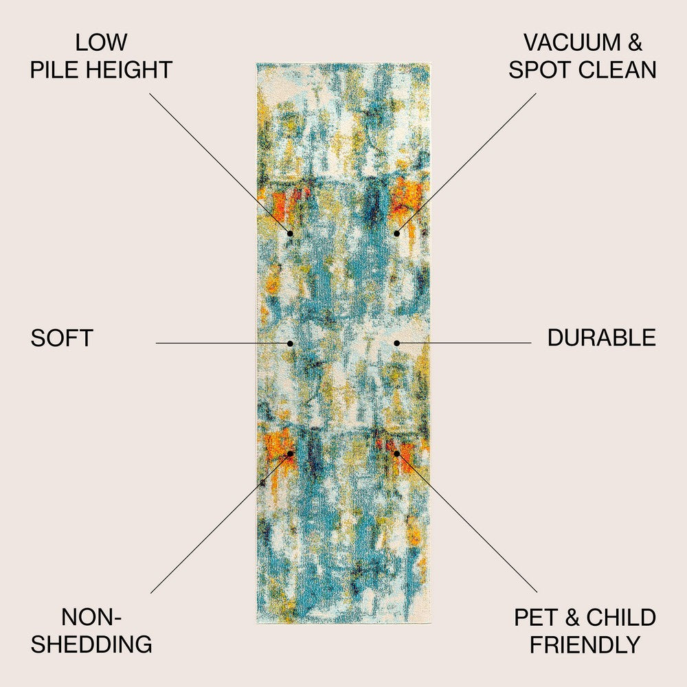 Holland Contemporary POP Modern Abstract Area Rug