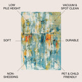 Holland Contemporary POP Modern Abstract Area Rug