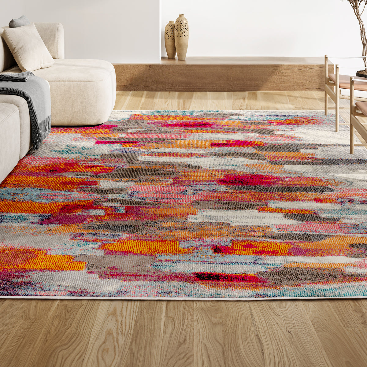 Essex Contemporary POP Modern Abstract Area Rug