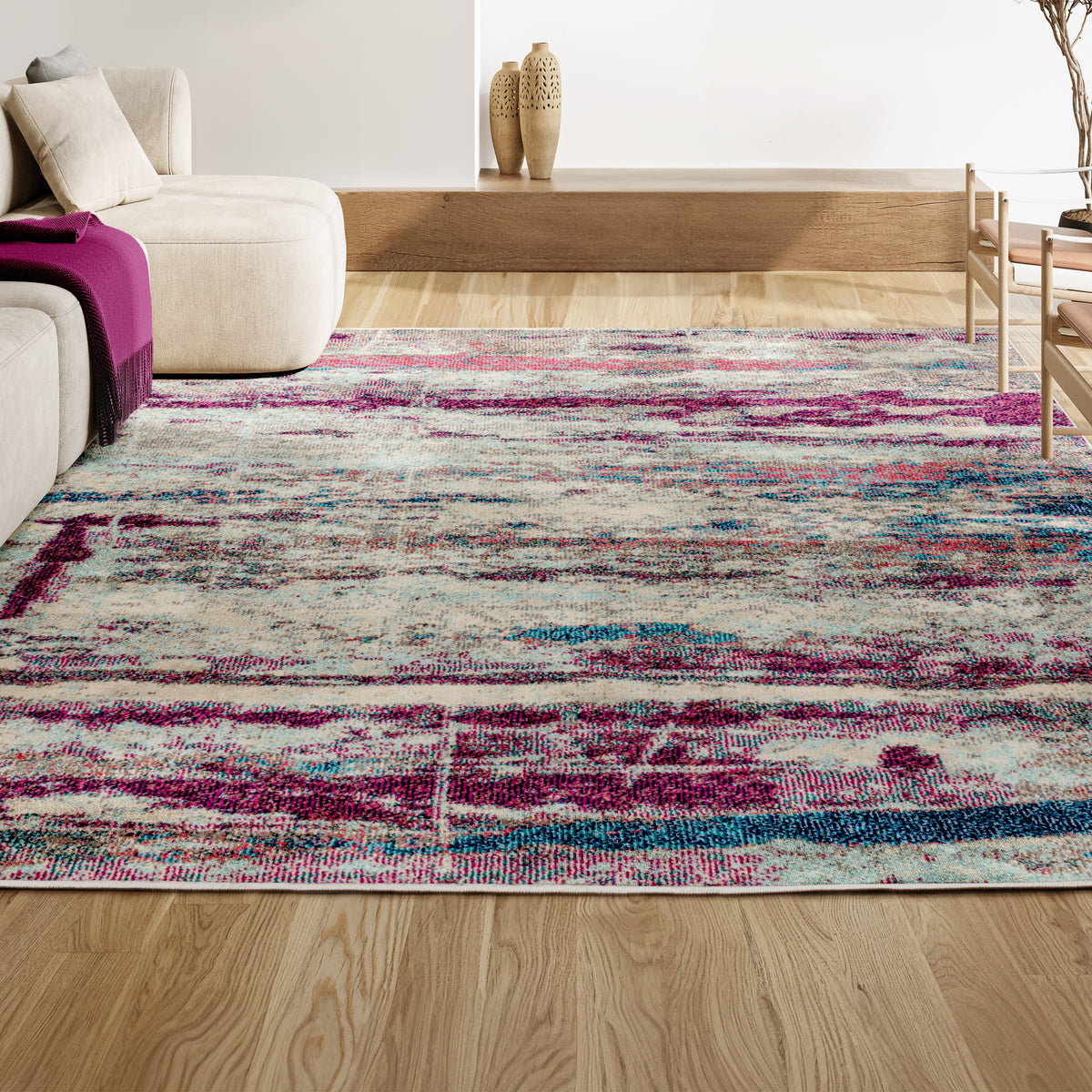 Boston Contemporary POP Modern Abstract Area Rug