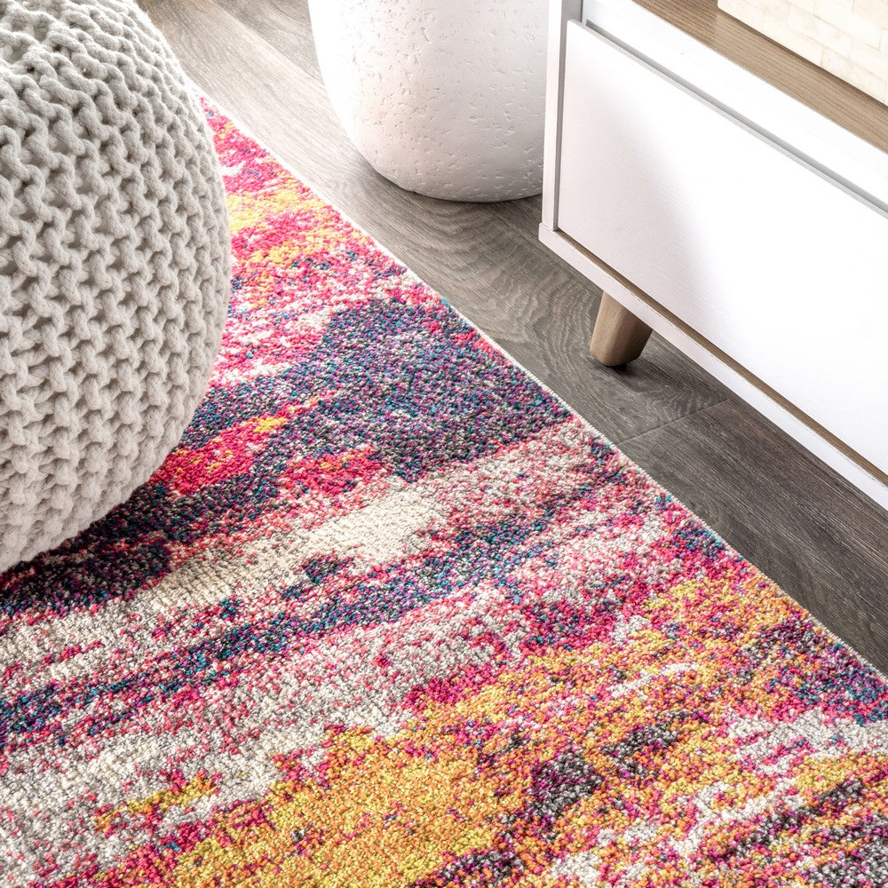 Boston Contemporary POP Modern Abstract Area Rug