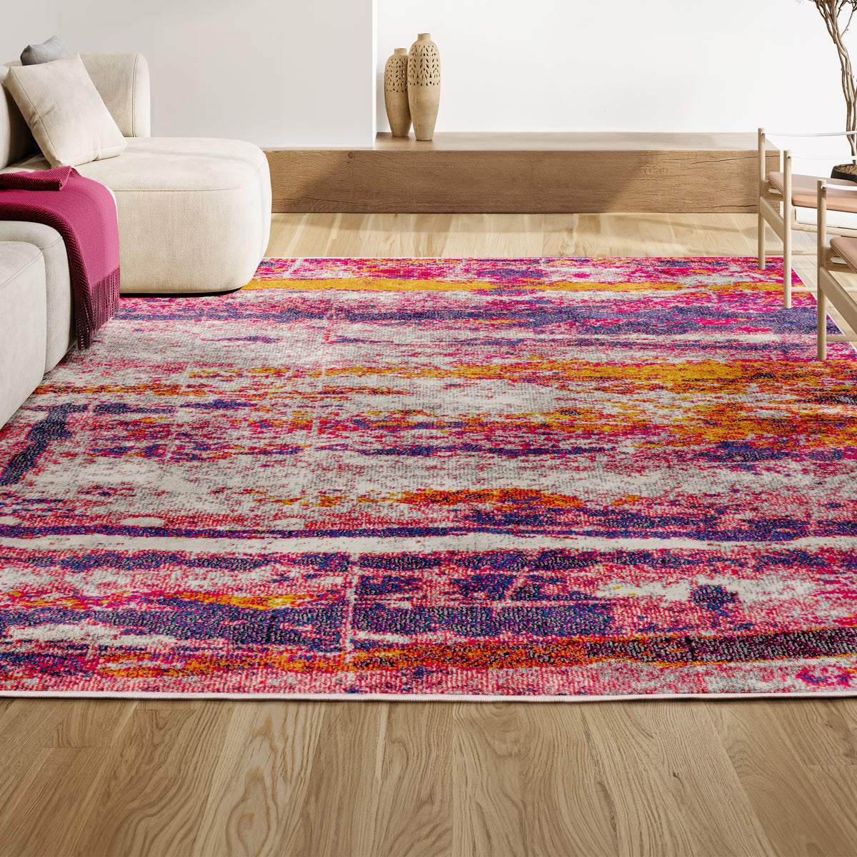 Boston Contemporary POP Modern Abstract Area Rug