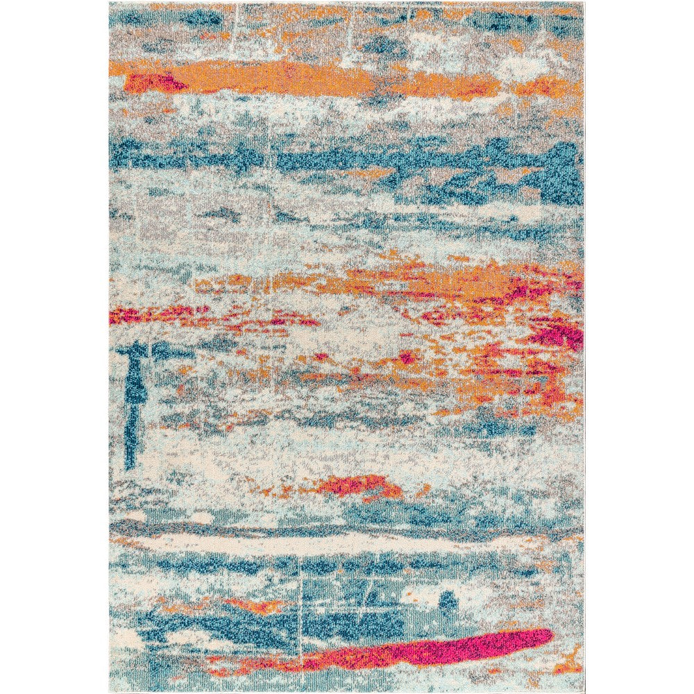 Boston Contemporary POP Modern Abstract Area Rug