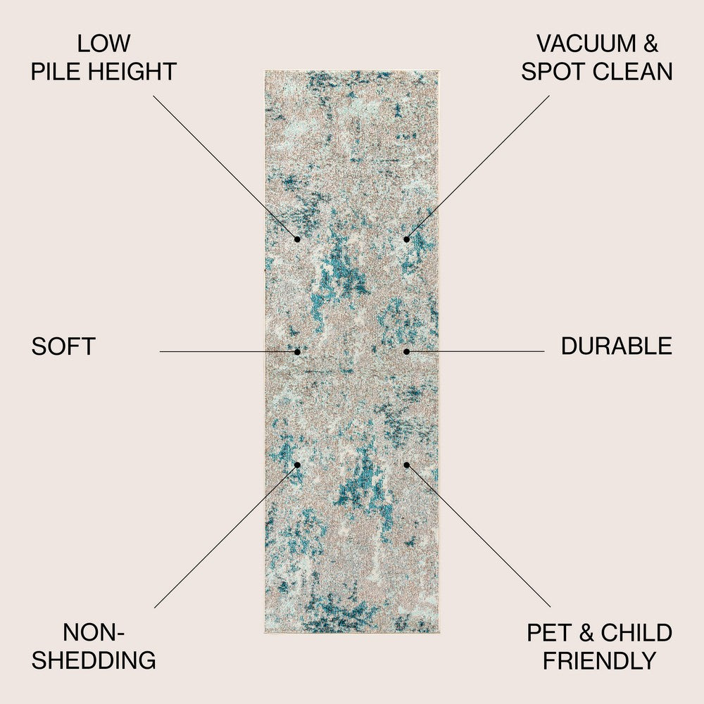 Kingston Contemporary POP Modern Abstract Area Rug