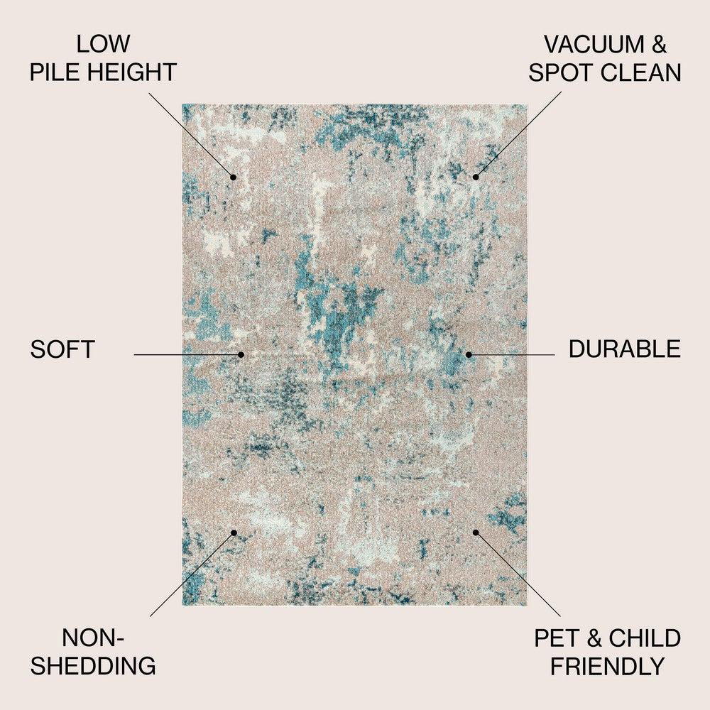 Kingston Contemporary POP Modern Abstract Area Rug