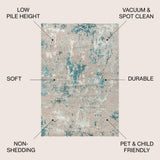 Kingston Contemporary POP Modern Abstract Area Rug