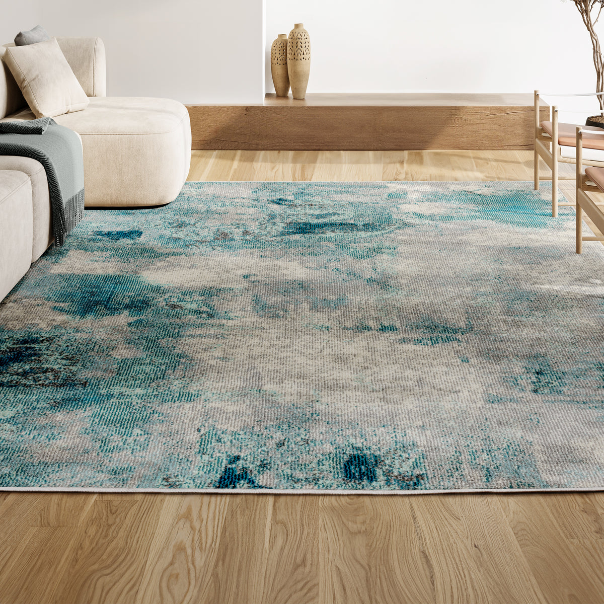 Melbourne Contemporary POP Modern Abstract Area Rug