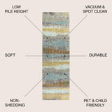 Cryatt Contemporary POP Modern Abstract Area Rug