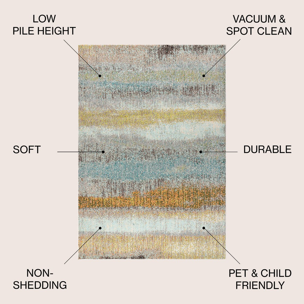 Cryatt Contemporary POP Modern Abstract Area Rug