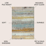 Cryatt Contemporary POP Modern Abstract Area Rug
