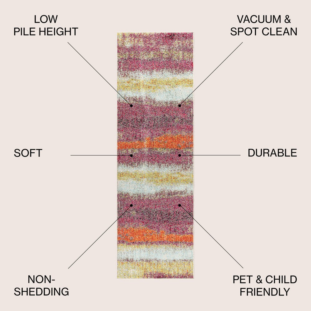 Cryatt Contemporary POP Modern Abstract Area Rug