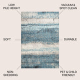 Cryatt Contemporary POP Modern Abstract Area Rug