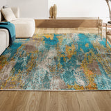 Wyatt Contemporary POP Modern Abstract Area Rug