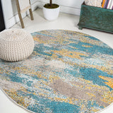 Wyatt Contemporary POP Modern Abstract Area Rug