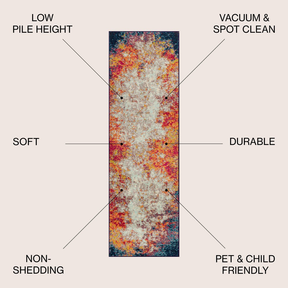 Orlando Contemporary POP Modern Abstract Area Rug