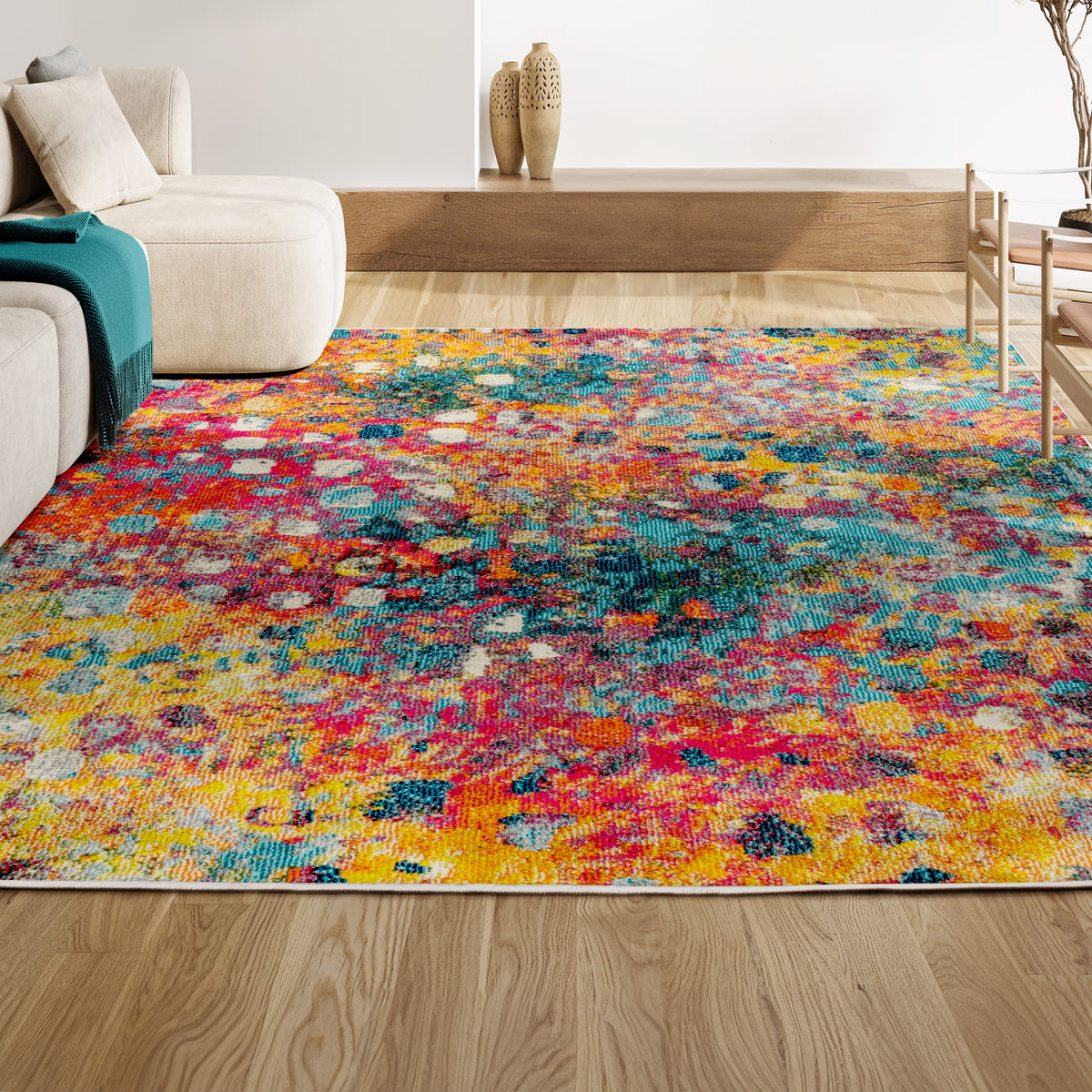 Hudson Contemporary POP Modern Abstract Area Rug