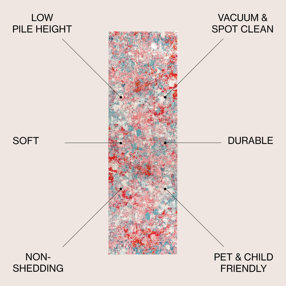 Hudson Contemporary POP Modern Abstract Area Rug