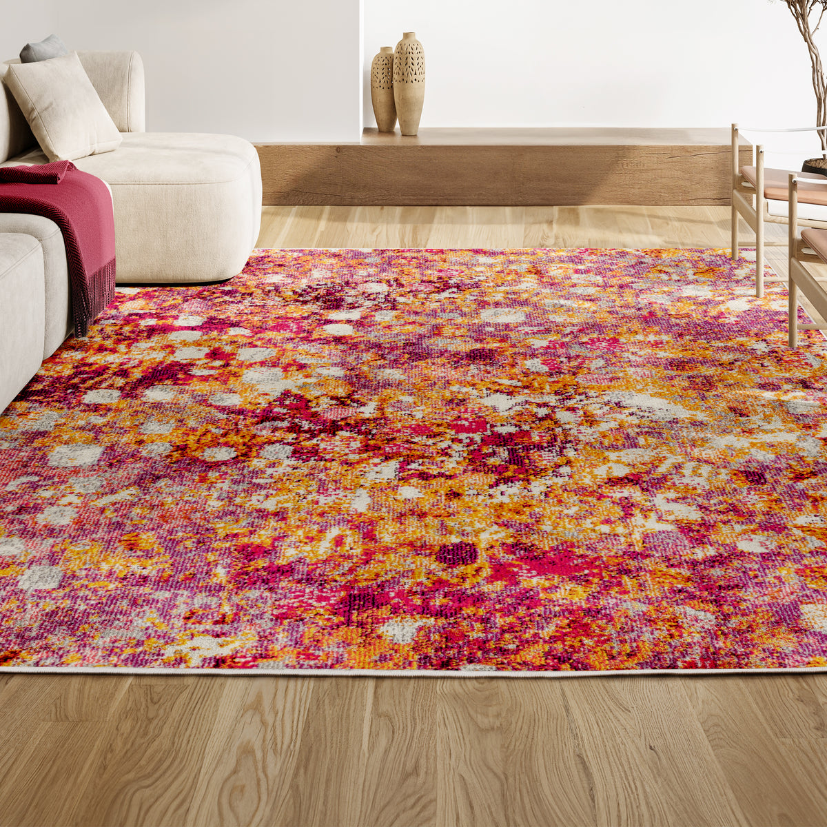 Hudson Contemporary POP Modern Abstract Area Rug