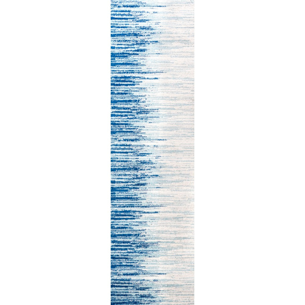 Serpens Linear Modern Half-Stripe Area Rug