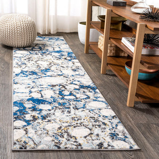 Cygnus Pebble Marbled Abstract Area Rug