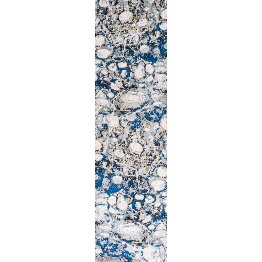 Cygnus Pebble Marbled Abstract Area Rug