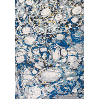 Cygnus Pebble Marbled Abstract Area Rug
