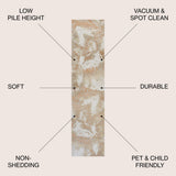 Jerald abstract Two-tone Modern Area Rug