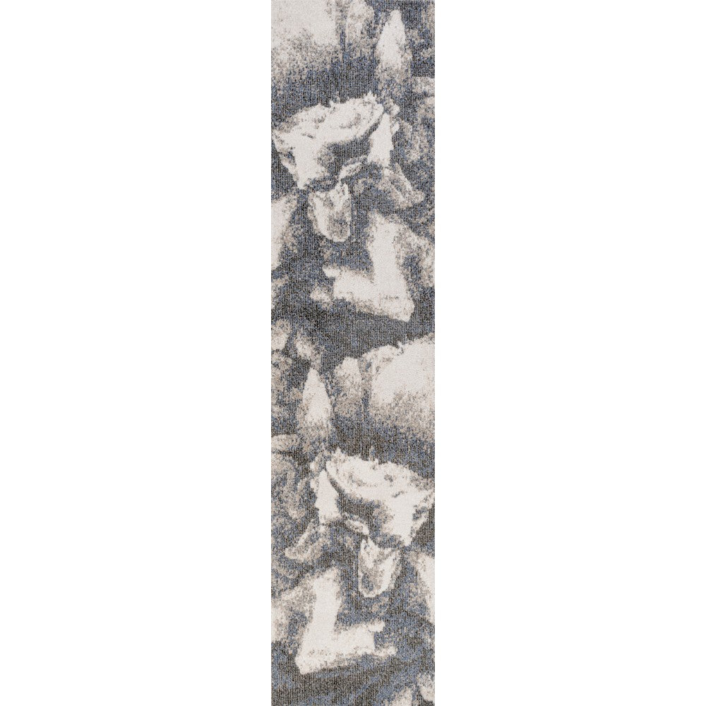 Jerald abstract Two-tone Modern Area Rug