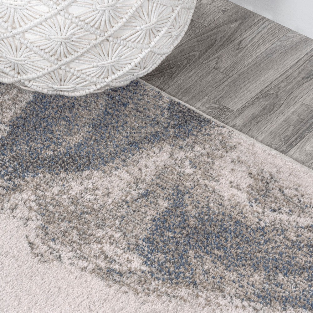 Jerald abstract Two-tone Modern Area Rug