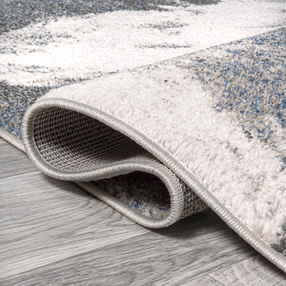 Jerald abstract Two-tone Modern Area Rug