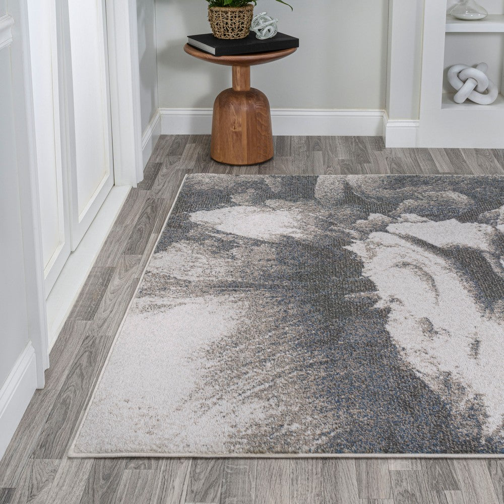 Jerald abstract Two-tone Modern Area Rug