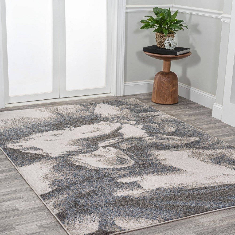 Jerald abstract Two-tone Modern Area Rug