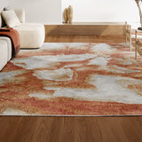 Jerald abstract Two-tone Modern Area Rug