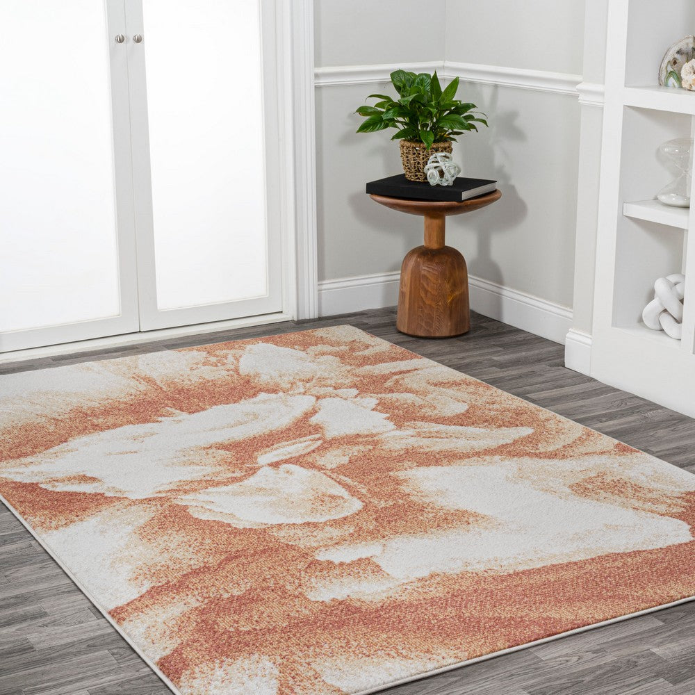 Jerald abstract Two-tone Modern Area Rug