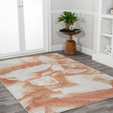 Jerald abstract Two-tone Modern Area Rug