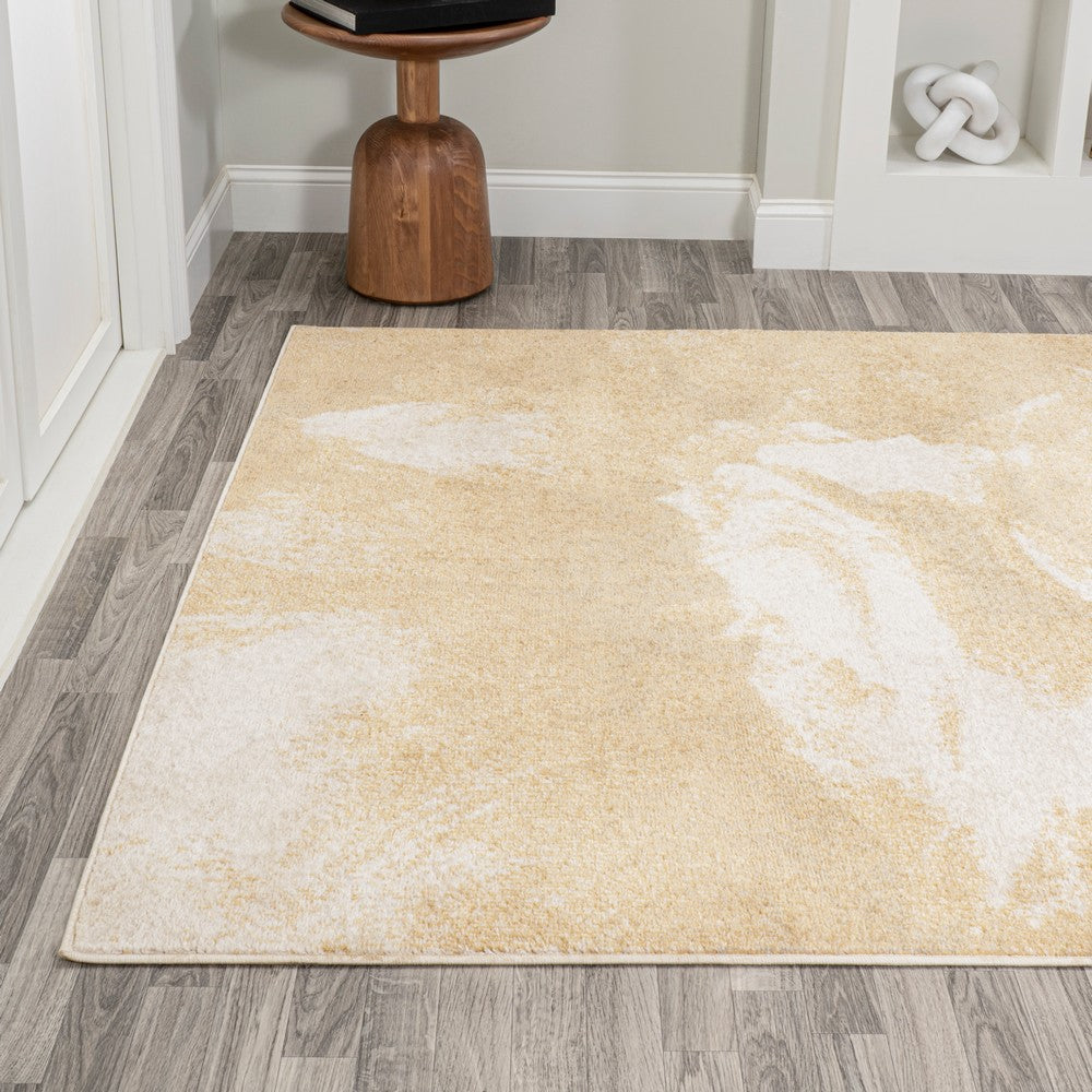 Jerald abstract Two-tone Modern Area Rug