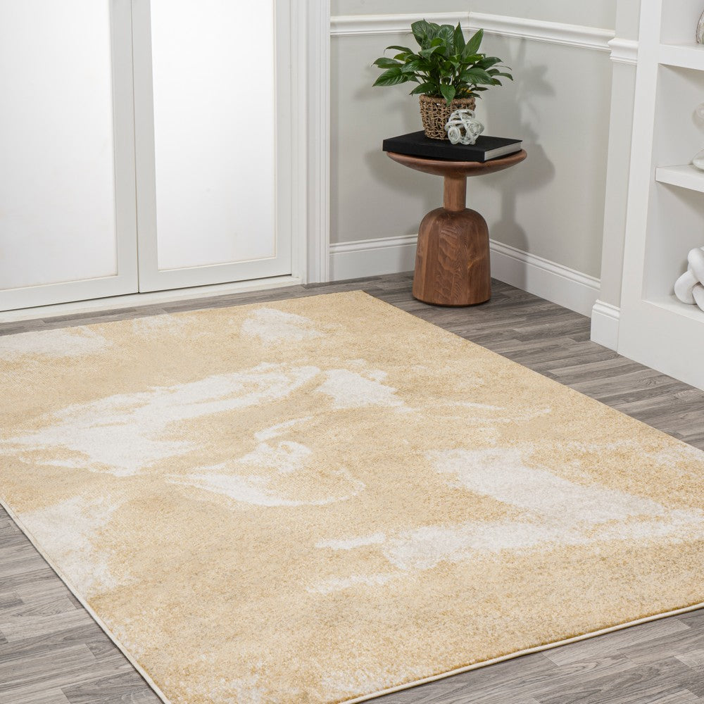 Jerald abstract Two-tone Modern Area Rug