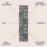 Ramiro modern Botanical Flower  Area Rug