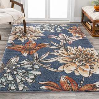 Ramiro modern Botanical Flower  Area Rug