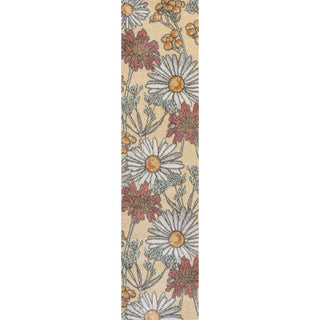Doz Modern Botanical Wildflower  Area Rug