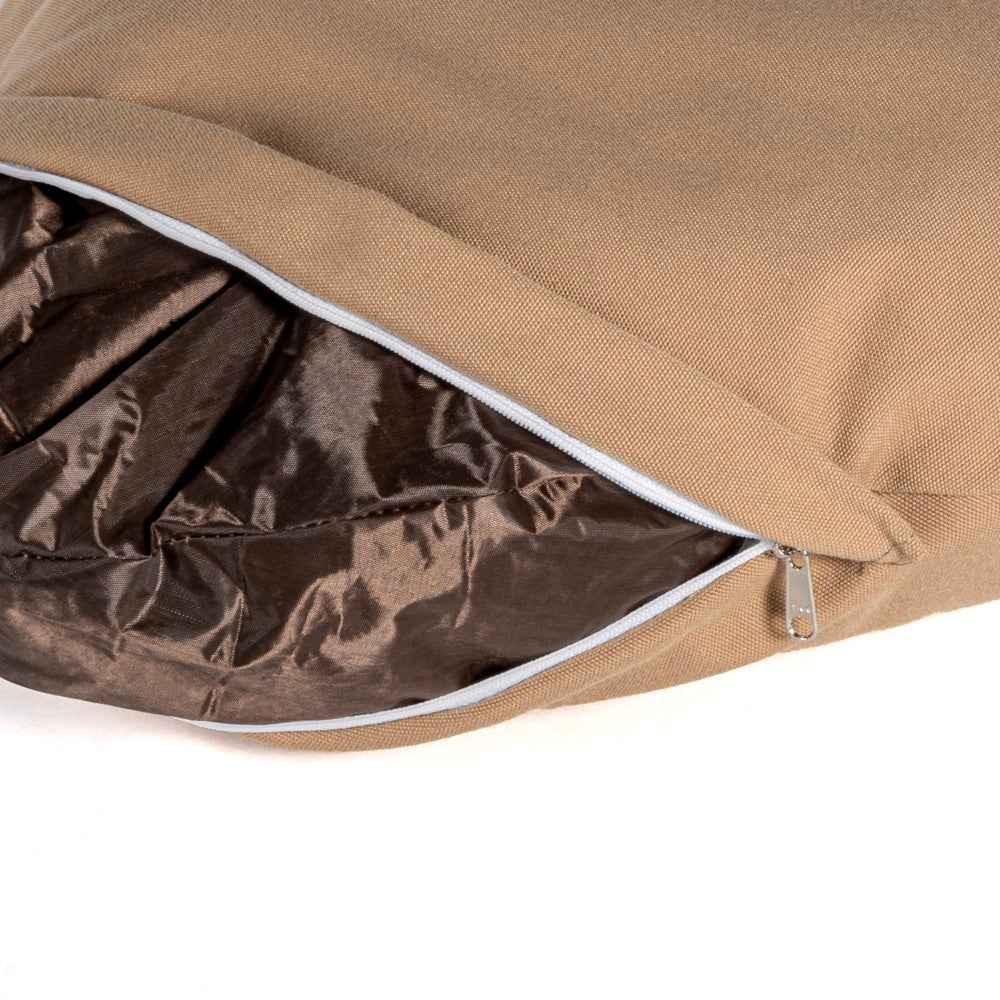 Curvy Rattan Pet Bed with Machine-Washable Cushion
