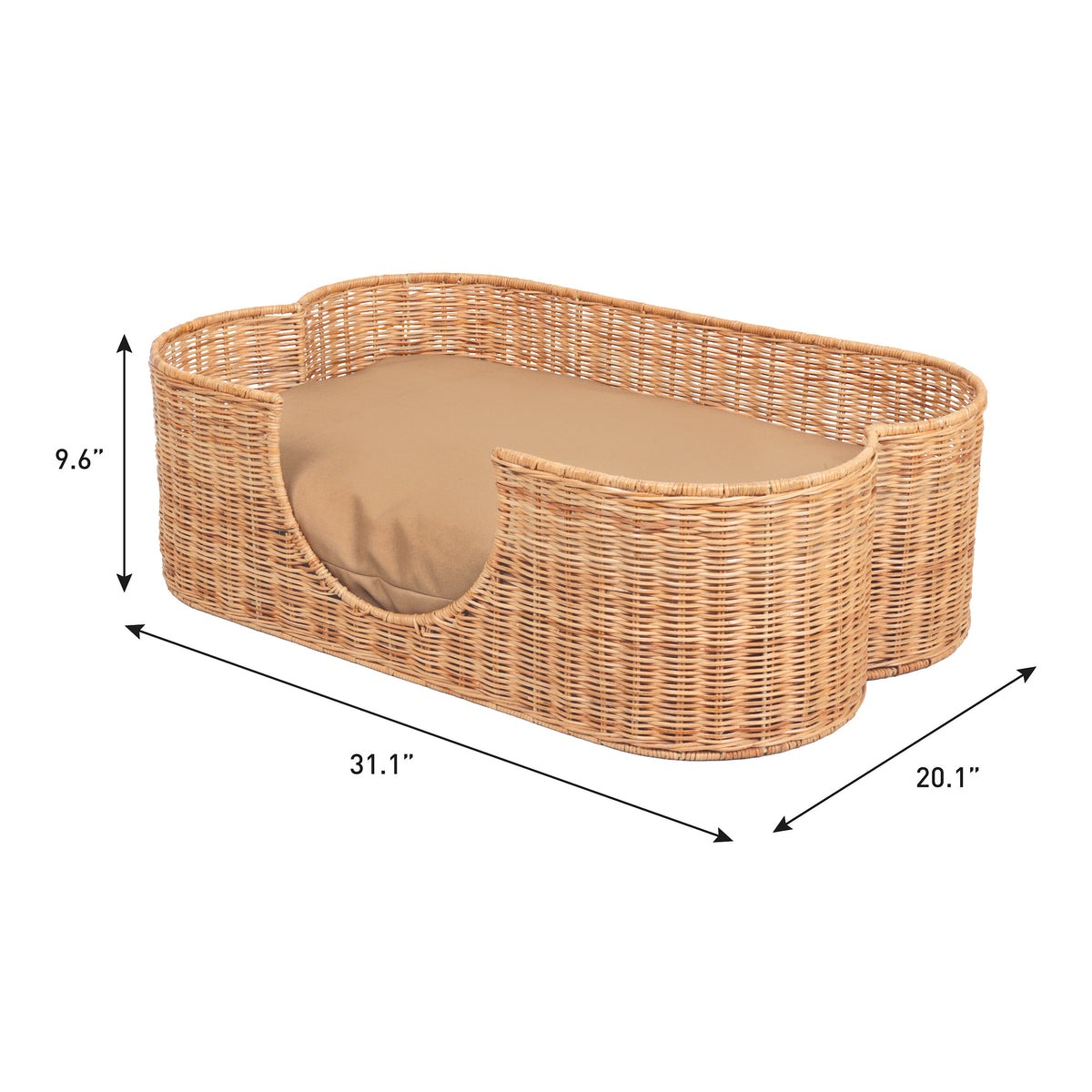 Scallop Dog Bed