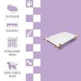 Chester Wood Frame Elevated Outdoor Dog Bed