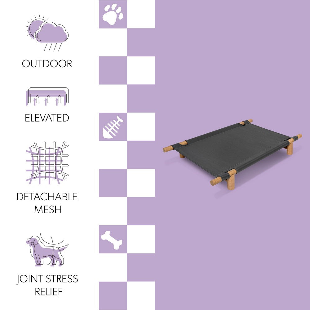 Chester Wood Frame Elevated Outdoor Dog Bed