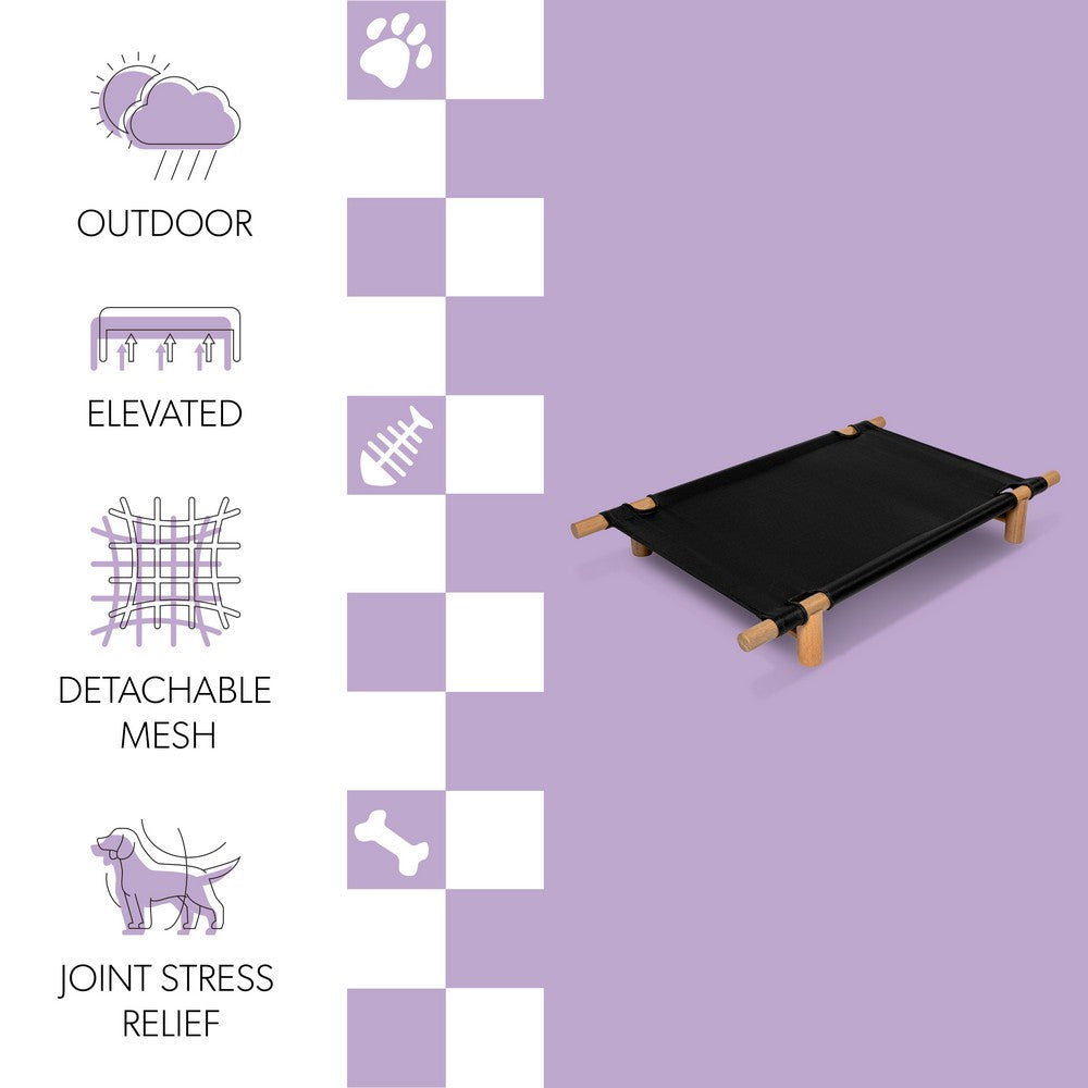 Chester Wood Frame Elevated Outdoor Dog Bed