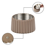 RiverTail Ridge Small/Medium Slanted Concrete and Stainless Steel Bowl 16oz (2 Cups) Pet Feeder