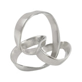 Selen 7" Aluminum Abstract Knot Decorative Sculpture